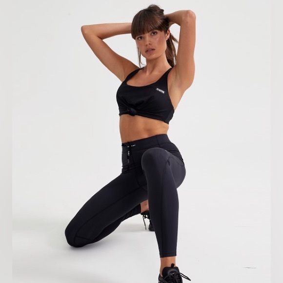 P.E. Nation Alliance Sports Bra black sz Small - Picture 3 of 4